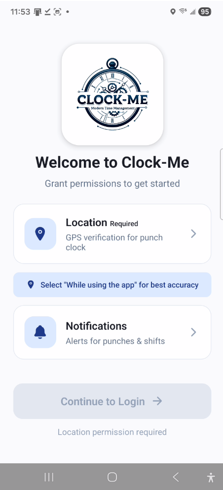 First Time Access